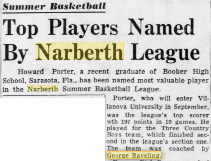 Raveling Narberth