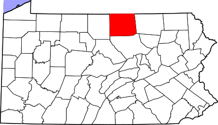Tioga County Map