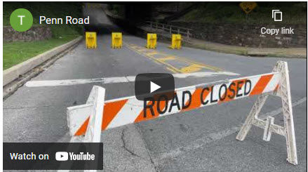 Penn Road Closed