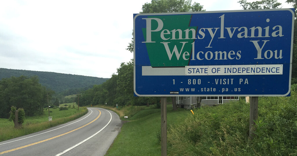 Pennsylvania Welcomes You