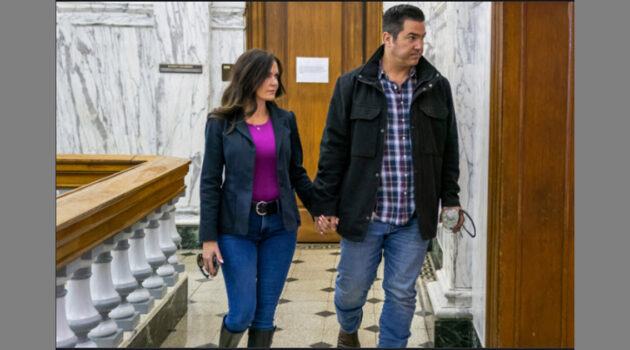 Sean Parnell in Jeans and Plaid Shirt