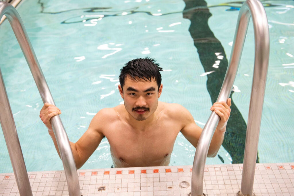 Michael Cheng Taught Himself How to Swim