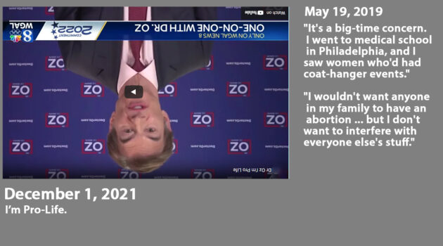 Dr Oz Abortion Flip