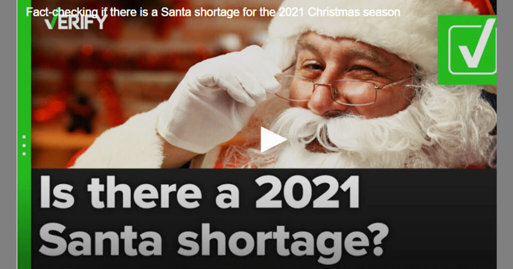 Fact Checking Santa Shortage