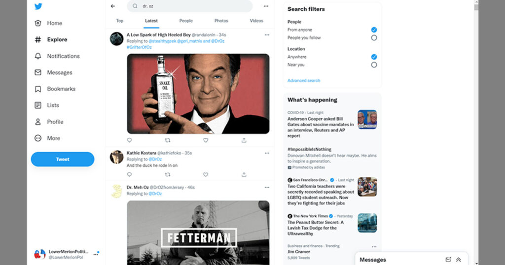 Oz Tweets
