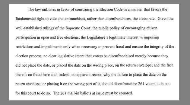 Ruling Lehigh County Judicial Race