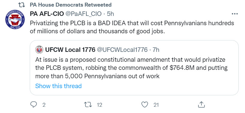 Dems Keep State Stores