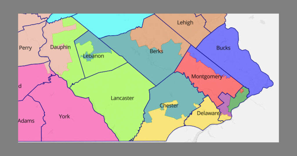 GOP PA House Congressional District Map