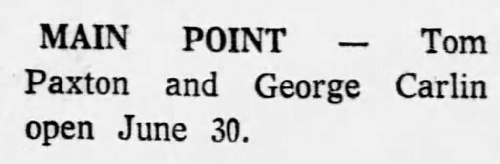 June 30 1971 Main Point