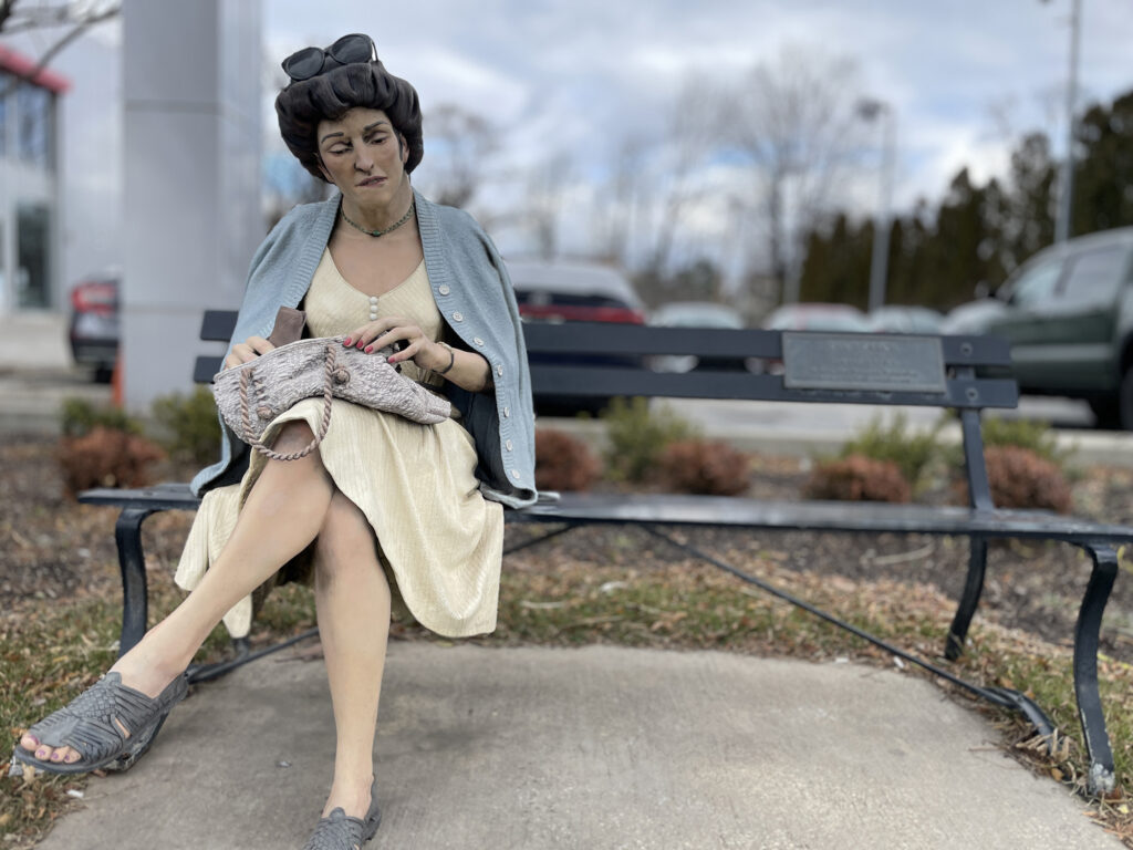 Lady Looking In Purse The Search Ardmore