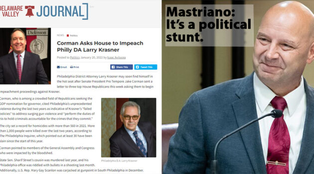 Mastriano Political Stunt