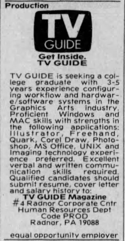 Radnor TV Guide