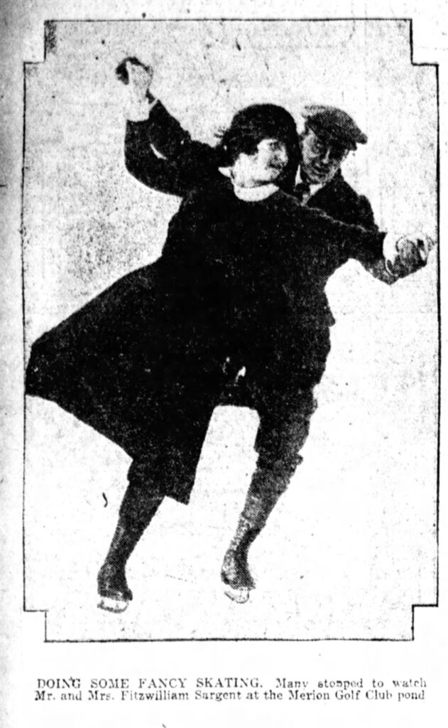 Skating at Merion Golf Club