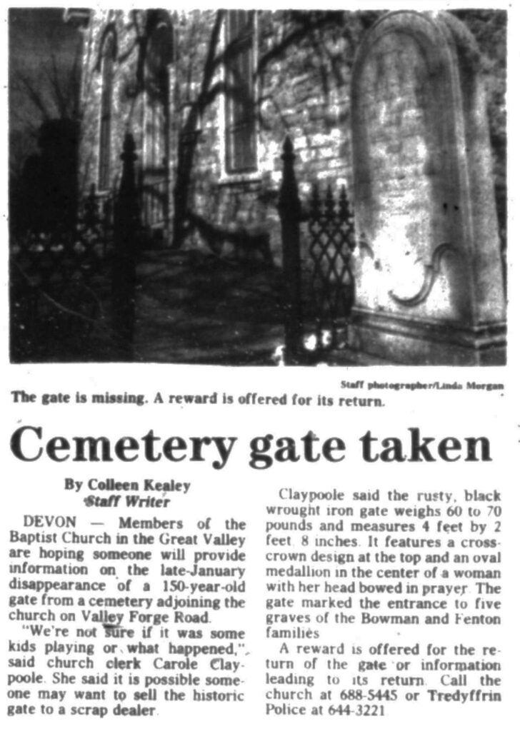 Devon Cemetery Gate
