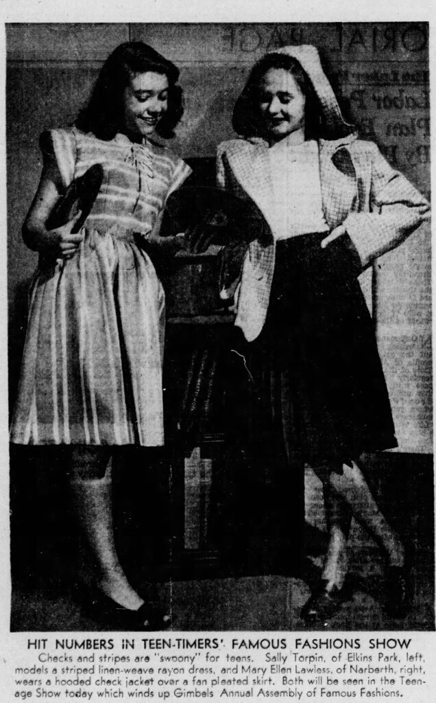 Narberth Girl at Gimbels