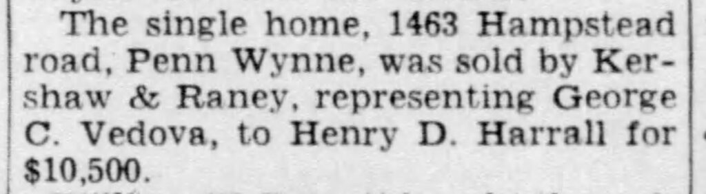 Penn Wynne Home