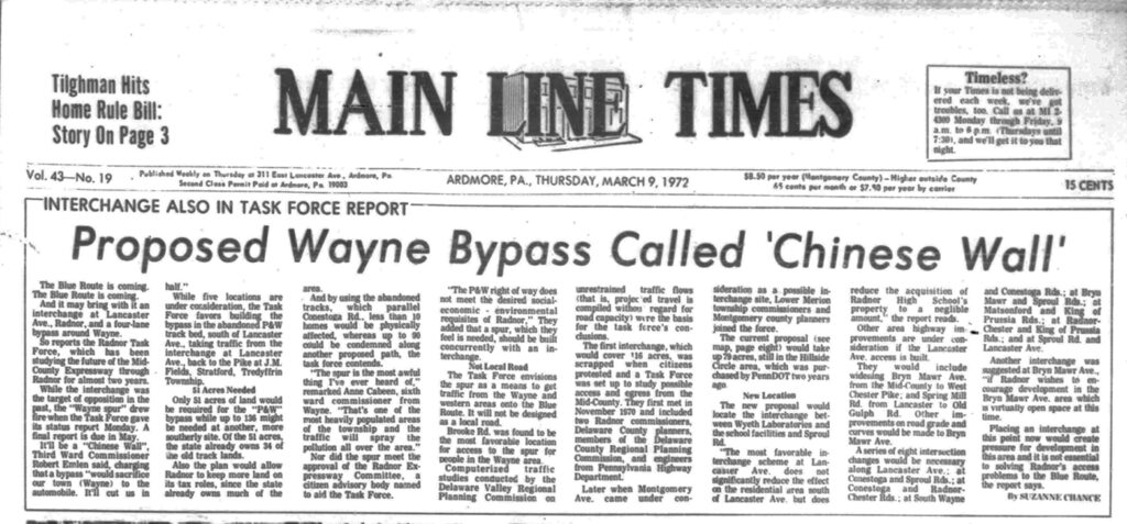 Wayne Blue Route