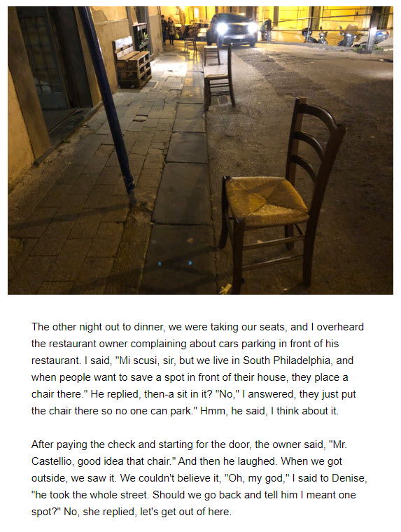 Salerno Italy Mimics South Philly
