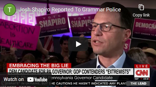 Josh Shapiro Grammar Police