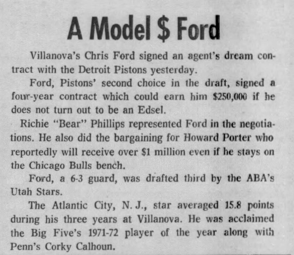 Villanova Chris Ford