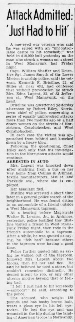 West Manayunk Attack