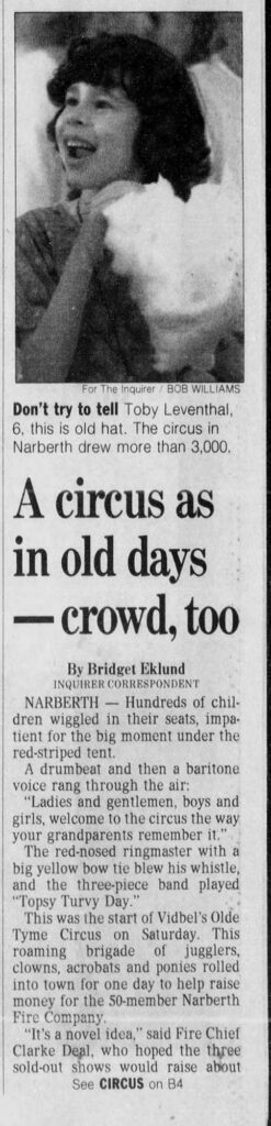 Narberth Circus