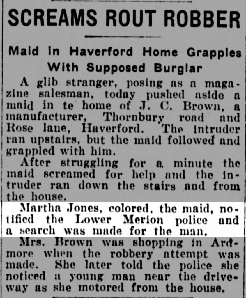Haverford Robber