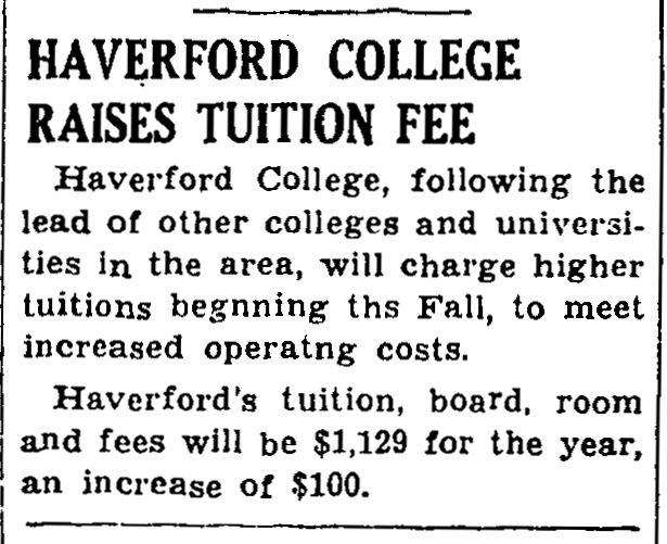 Haverford Tuition