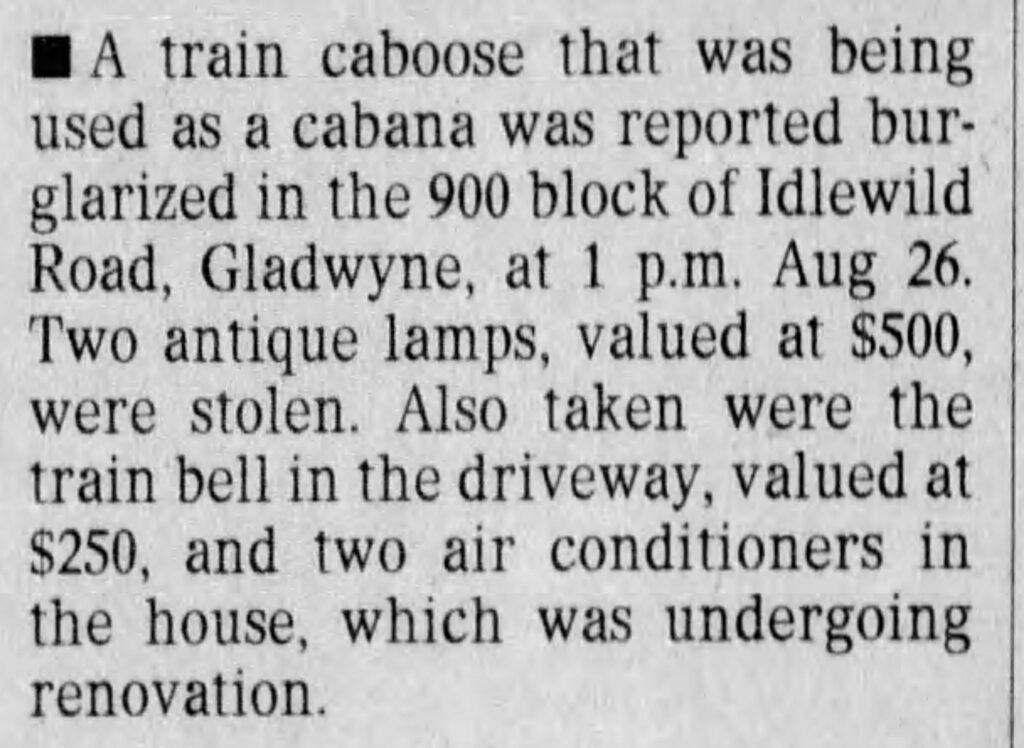 Gladwyne Caboose