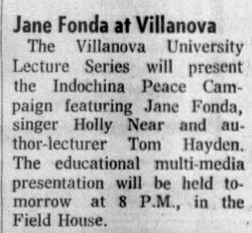 Villanova Jane Fonda