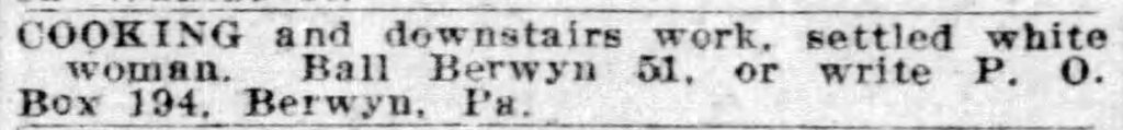 Berwyn White Woman