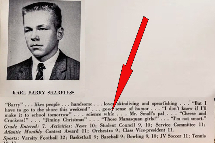 Karl Barry Yearbook Picture