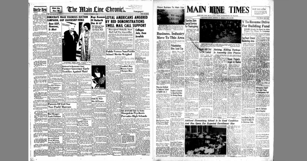 Main Line Times Main Line Chronicle