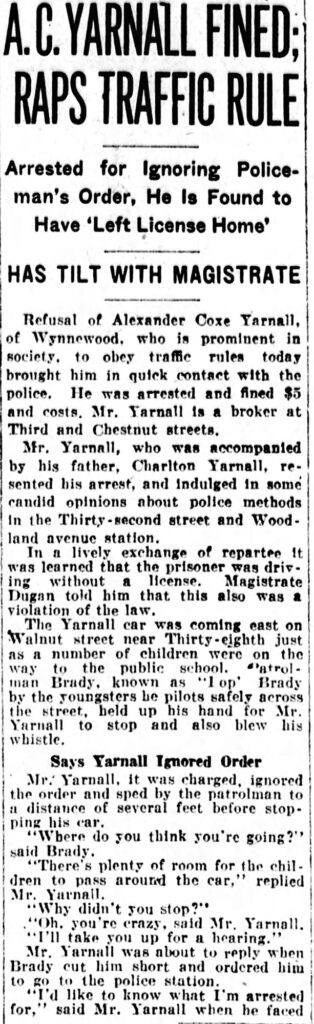 Wynnewood Dispute Traffic Charge