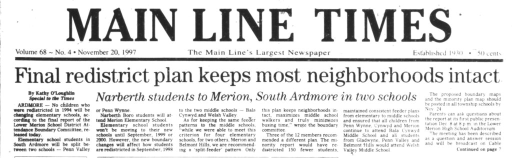 Ardmore ReDistricting