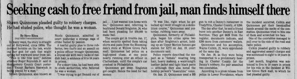 Tredyffrin Robbery