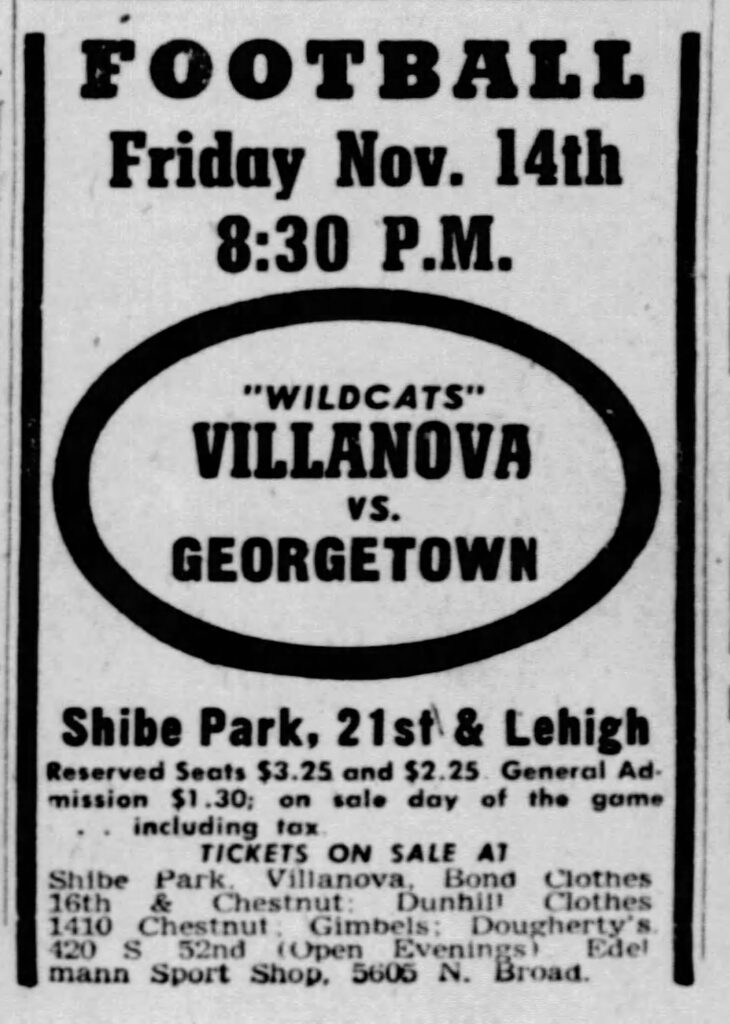 Villanova Shibe Park