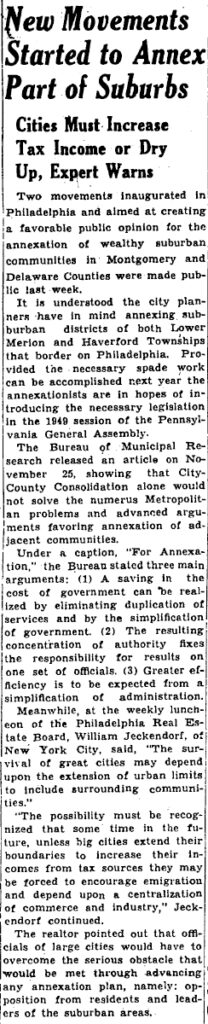 City LIne Annexation