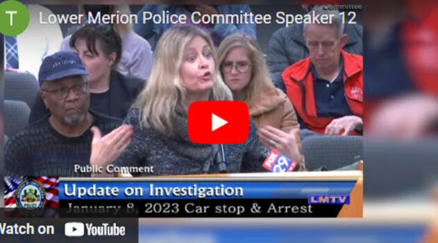 Lower Merion Police Committee Tasing