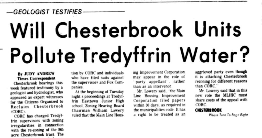 Tredyffrin Water
