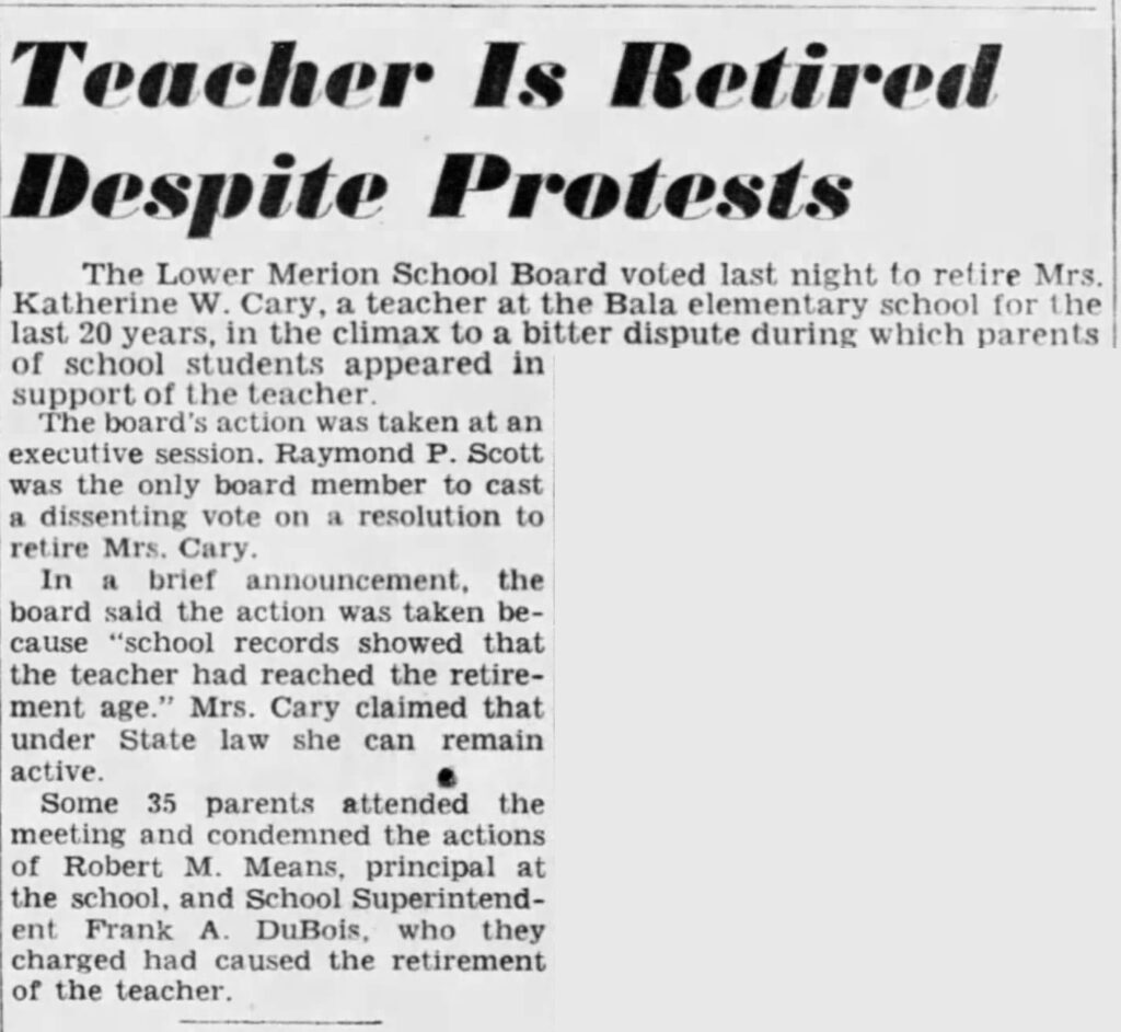 Bala Teacher Retired