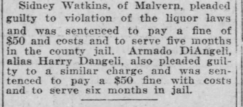 Malvern Liquor Laws