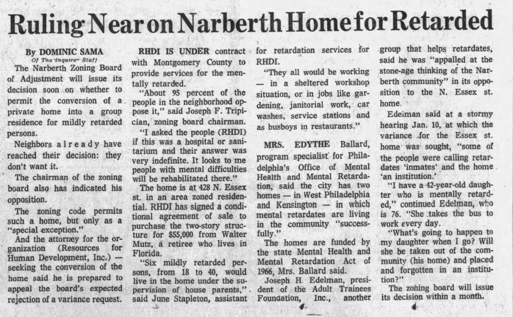 Narberth Retarded