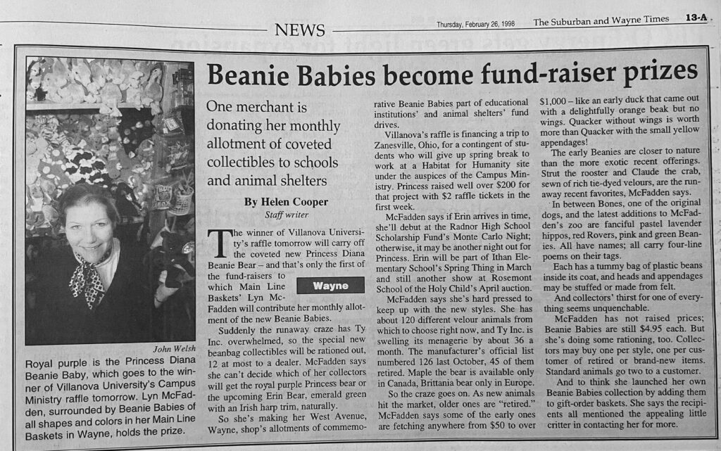 Wayne Beanie Babies