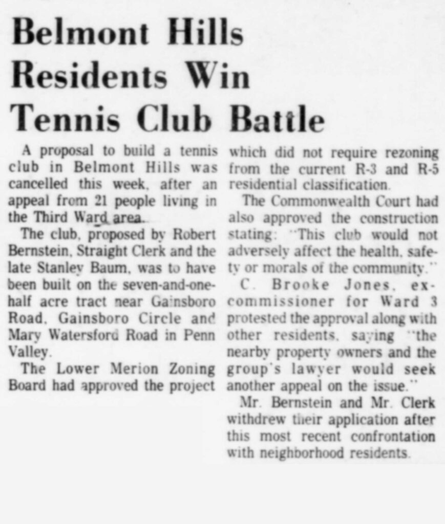 Belmont Hills Tennis