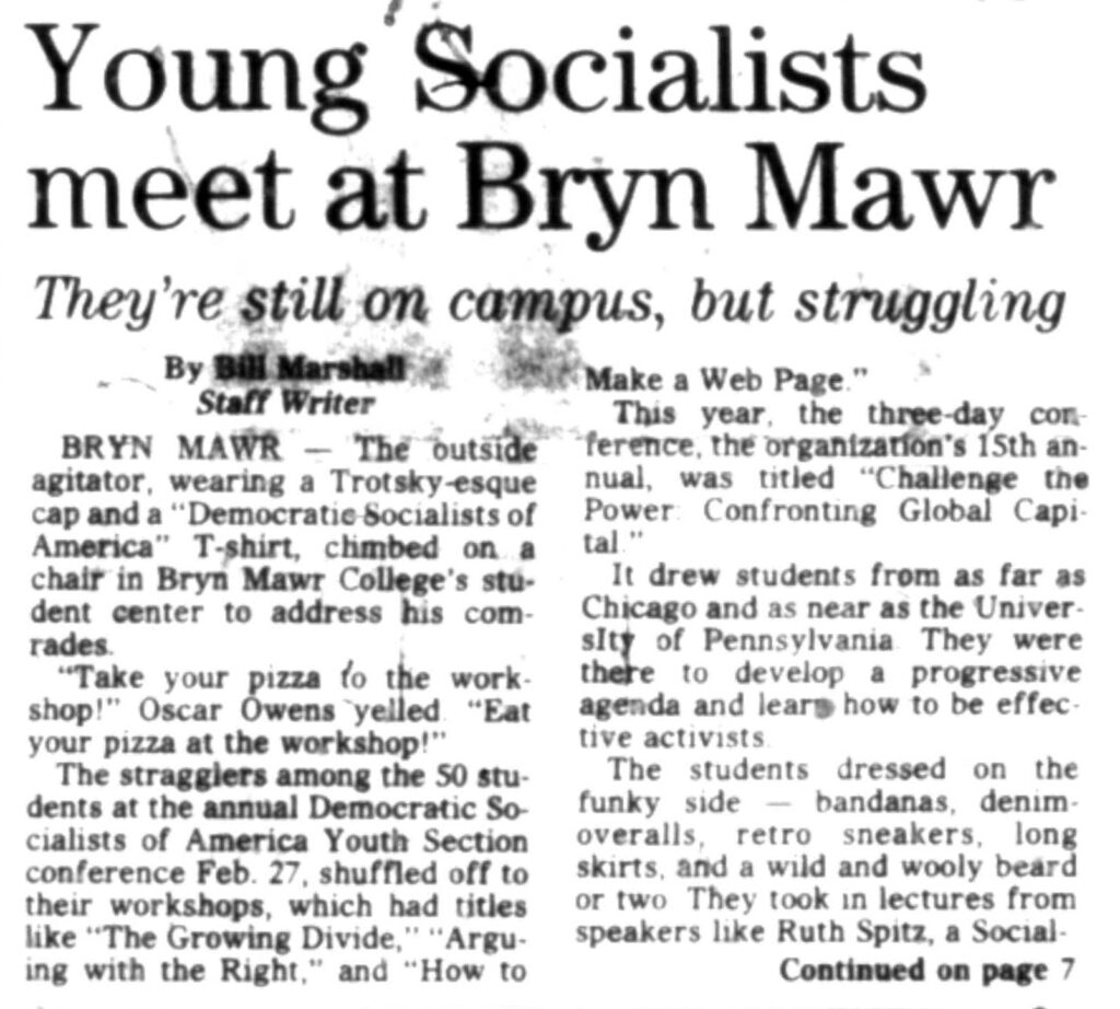Bryn Mawr Socialists