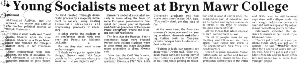 Bryn Mawr Socialists2