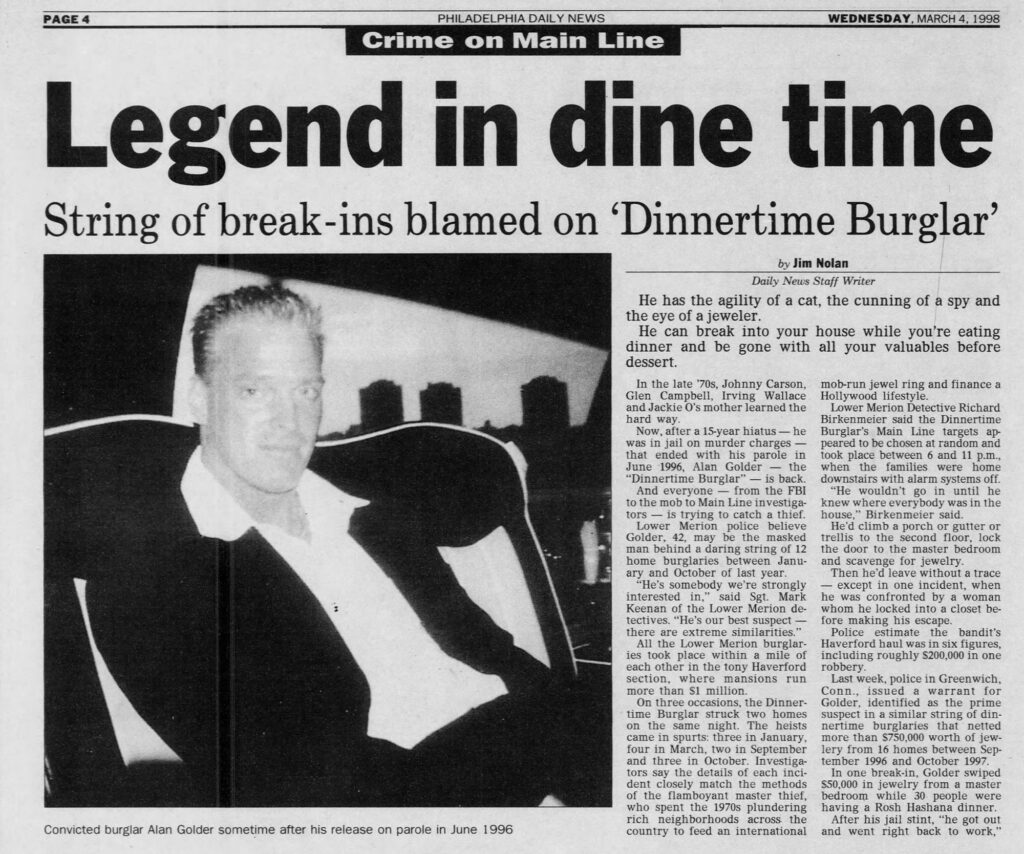 Haverford Dinnertime Bandit