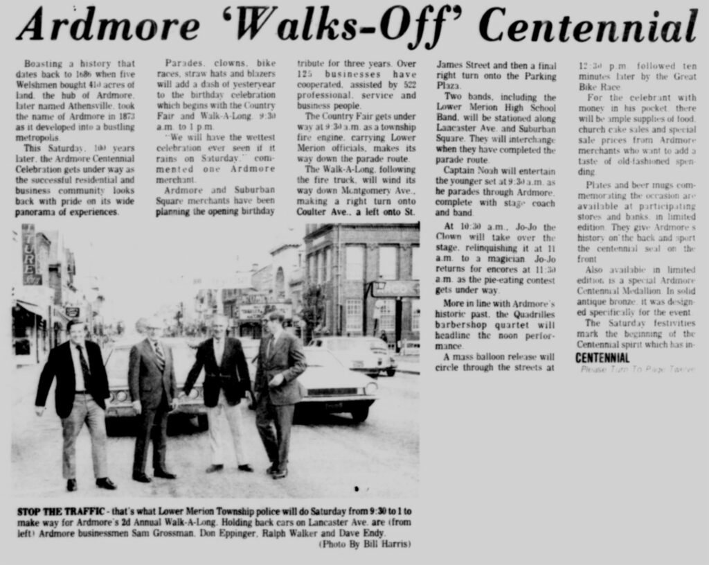 Ardmore Centennnial