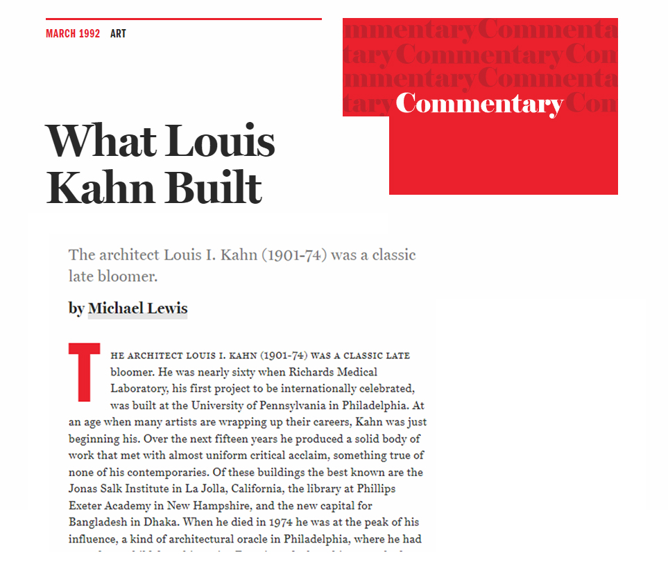 Commentary Michael Lewis